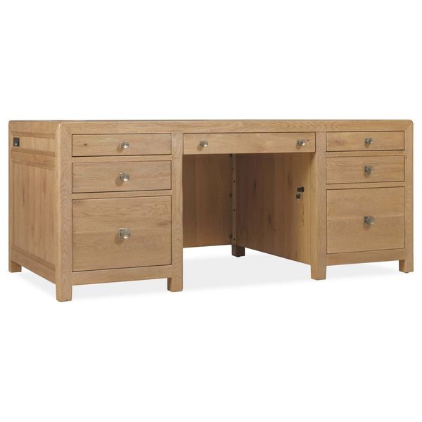 Scrivania direzionale legno fluttuante finitura Buckboard