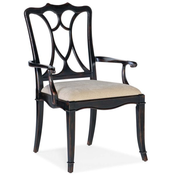 Poltroncine con bracciolo Charleston Ciliegia Nera, Set da 2