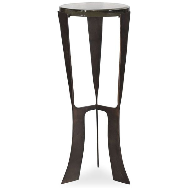 Tavolino bibita Renaud in bronzo scuro