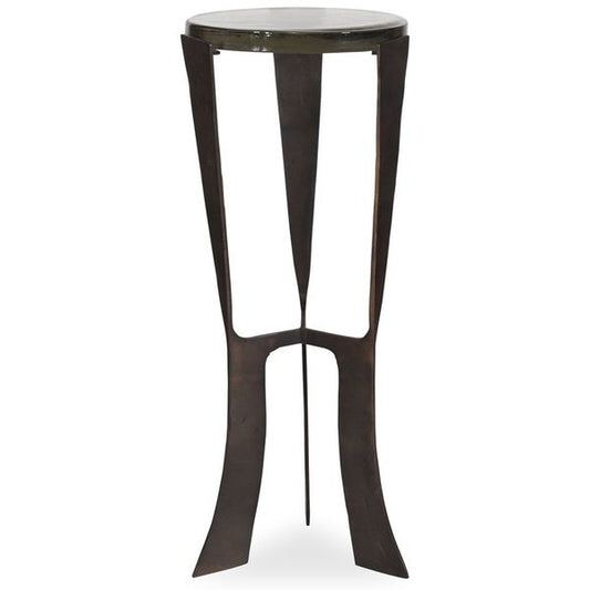 Tavolino bibita Renaud in bronzo scuro