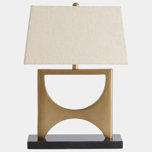 Lampada tavolo Tabby, Ottone antico