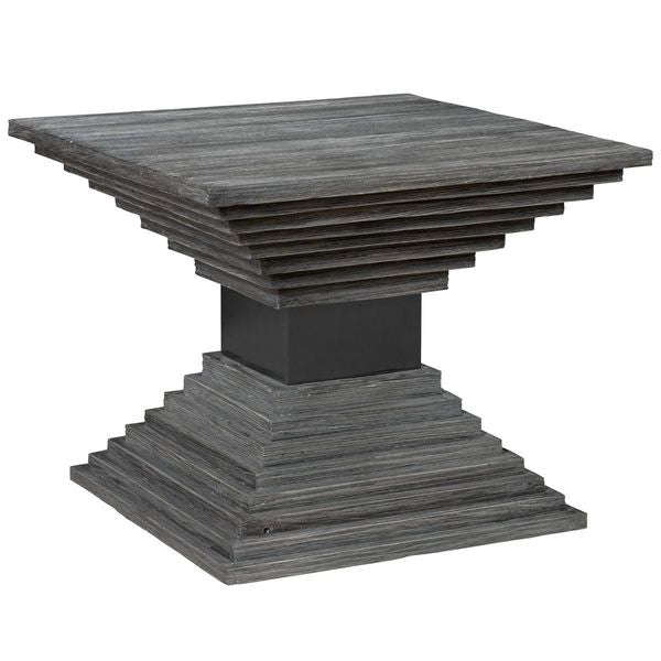 Tavolo decorativo Andes in nichel nero