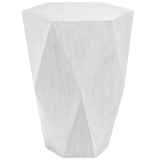 Tavolino laterale Volker, Colore Bianco